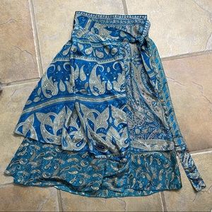 Iris Impressions Wrap Skirt